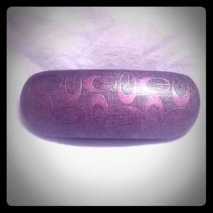 Coach eyeglasses case